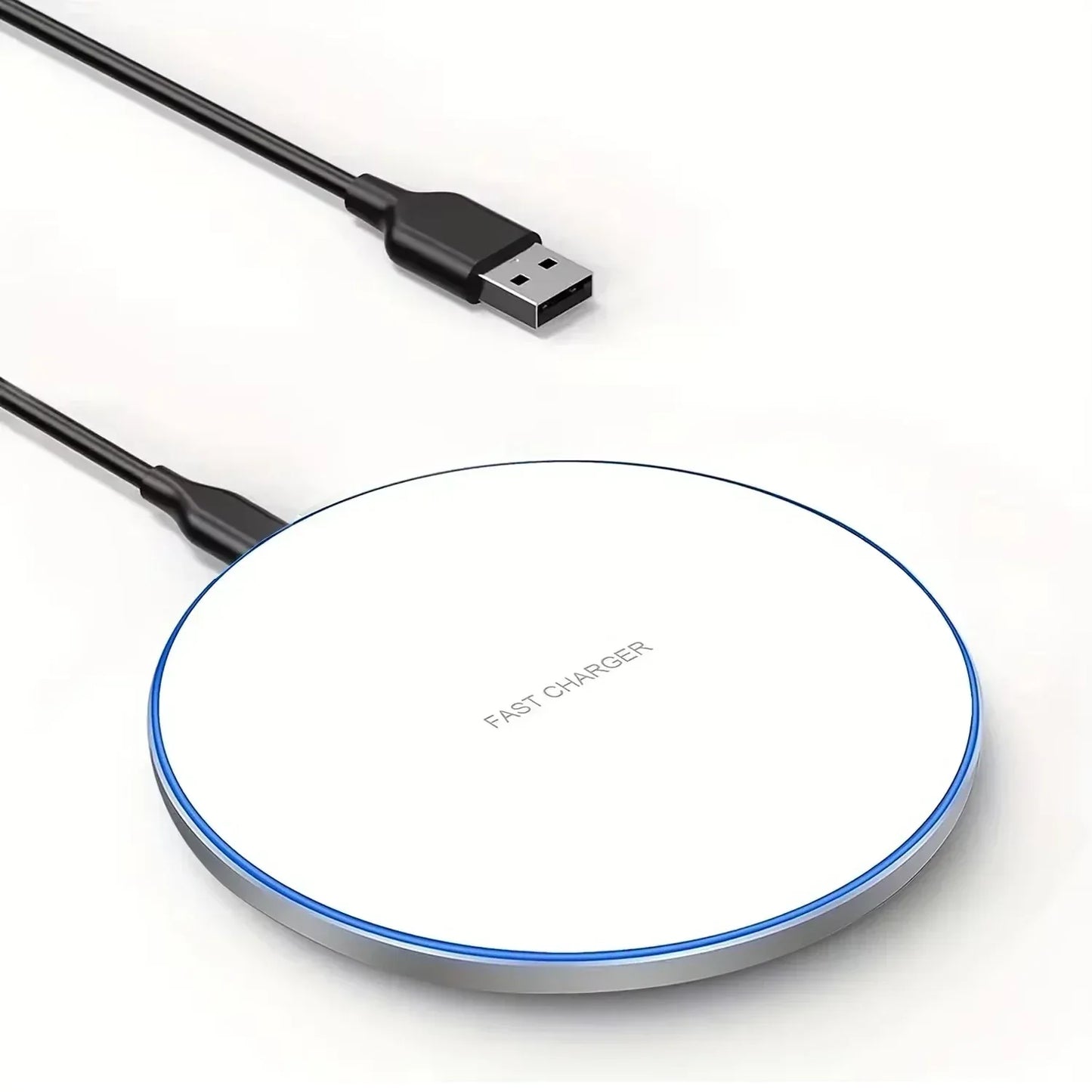 30W Desktop LED Wireless Charger Pad Phone Holder For iPhone 17 16 15 14 13 Pro Max Samsung Xiaomi Induction Fast Charging Stand - Urbizia