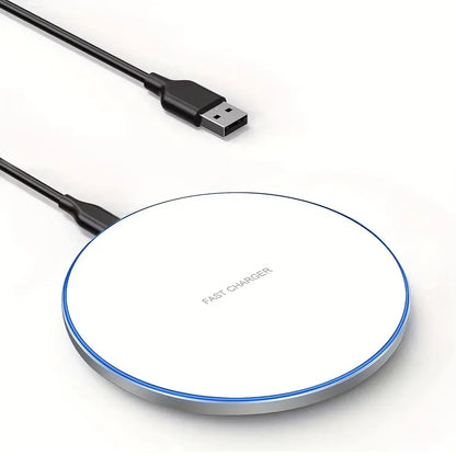 30W Desktop LED Wireless Charger Pad Phone Holder For iPhone 17 16 15 14 13 Pro Max Samsung Xiaomi Induction Fast Charging Stand - Urbizia