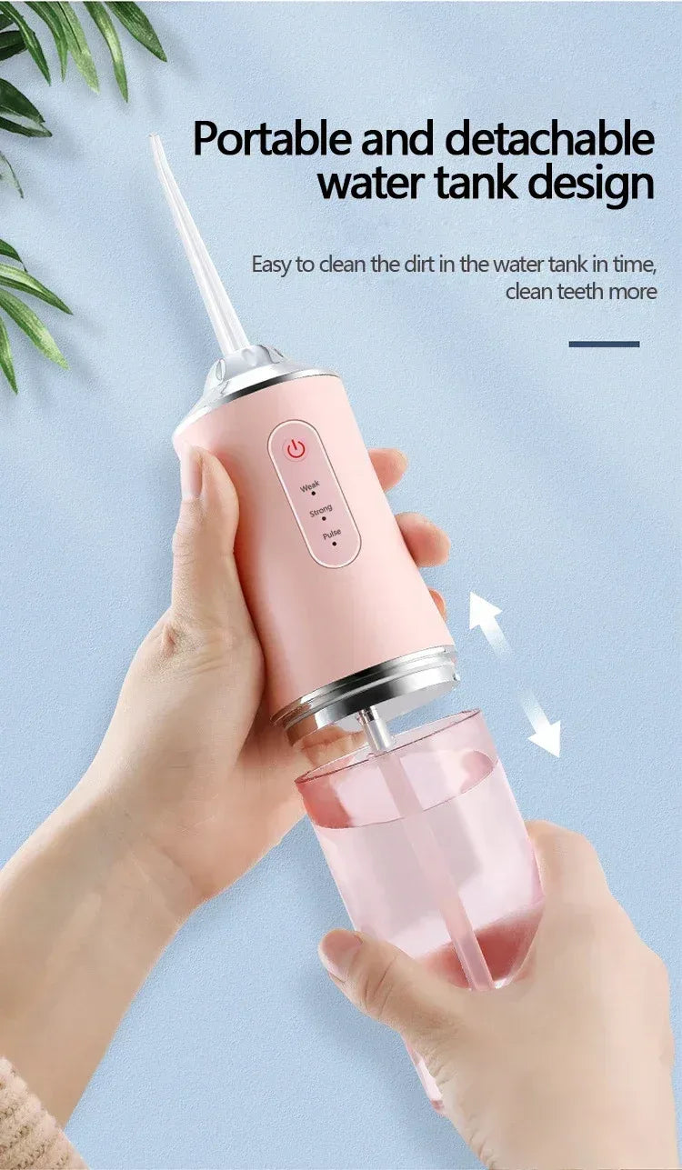 Oral Irrigator Dental Water Jet Flosser Appliance Pick Floss Dentistry Mouth Washing Machine Teeth Whitening Cleaning Tools - Urbizia
