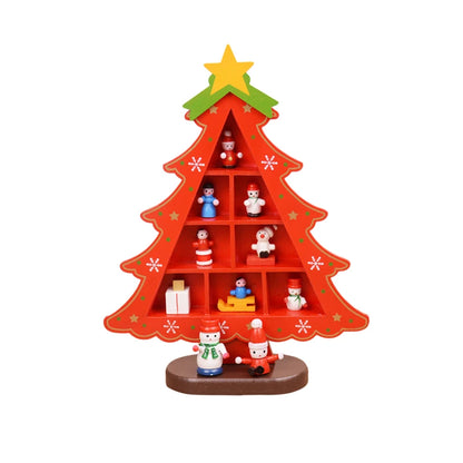 Wooden Christmas Tree – 3D Desktop Ornament