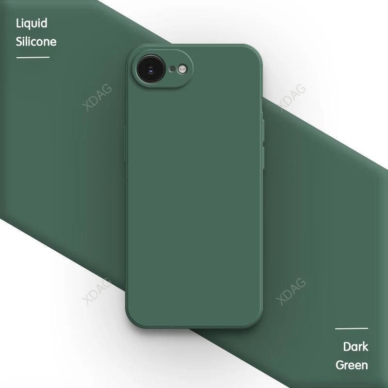 Matte Silicone Shockproof Case for iPhone 16 Pro Max