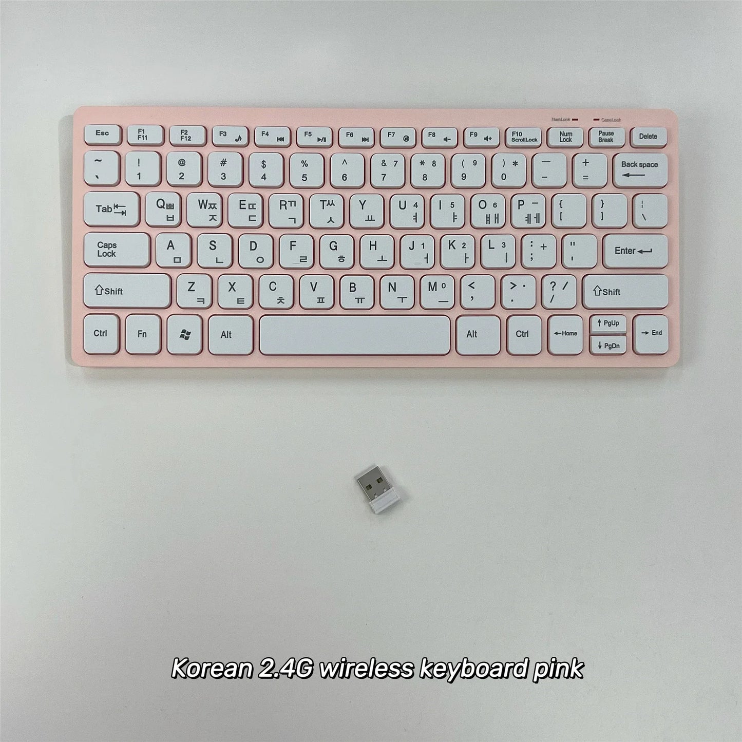 Korean 2.4G Wireless Keyboard and Mouse/Keyboard only Protable Mini Keyboard Mouse Combo Set For Notebook Laptop Desktop PC
