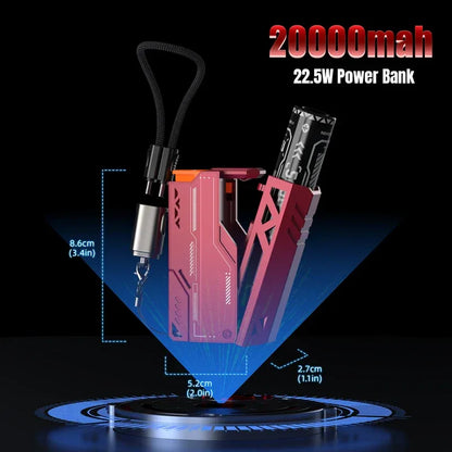 Removable Battery Power Bank 20000mAh 22.5W Fast Charging