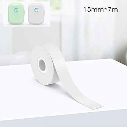 Portable Mini Printer Marklife P12 Thermal Printer Adhesive Sticker Labeling Machine P12 Label Maker or 1PK Continues Label Tape