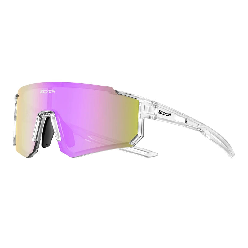 SCVCN Women Sports Sunglasses Pink Fashion Cycling Glassesfor Men Street Shades Driving UV400 Bike Bicycle Hiking Golf  Baseball