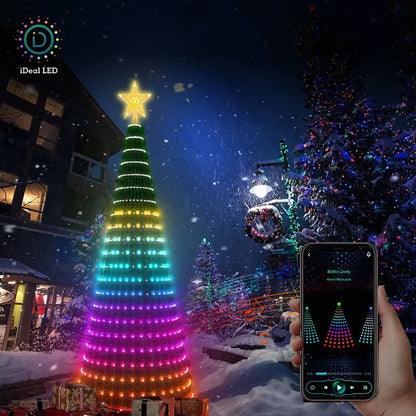 Smart RGB LED Christmas Tree Lights