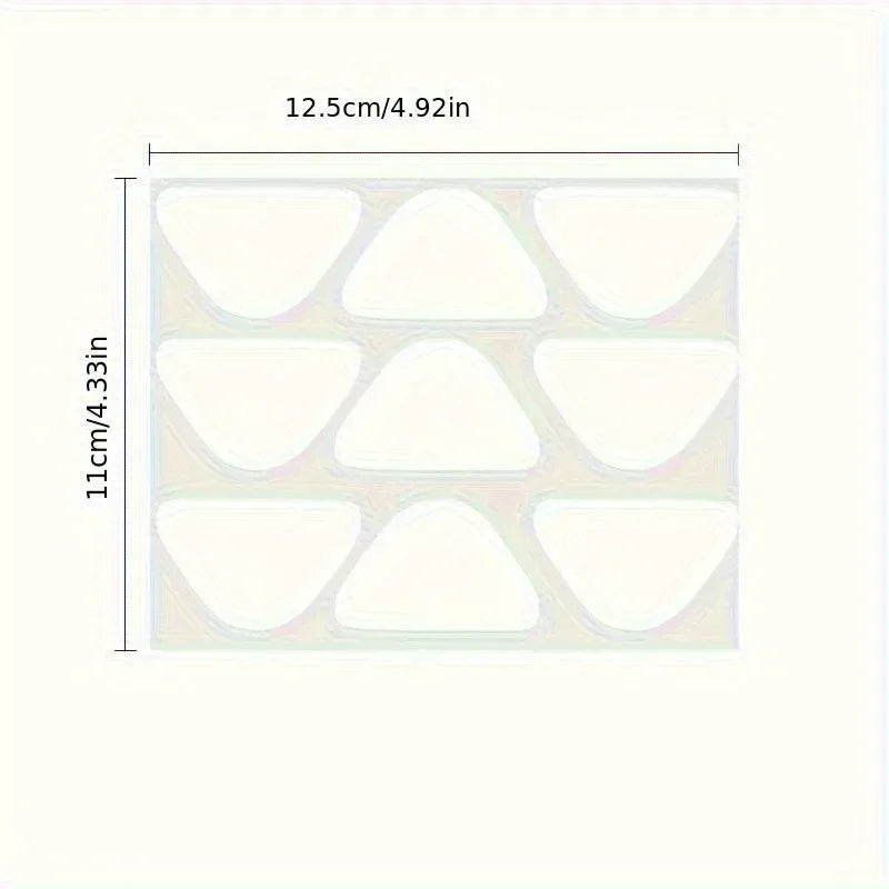 27/36/90PCS Forehead nasolabial fold patch PE material forehead and smile patterns transparent invisible nasolabial fold patch - Urbizia