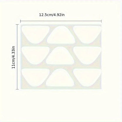 27/36/90PCS Forehead nasolabial fold patch PE material forehead and smile patterns transparent invisible nasolabial fold patch - Urbizia