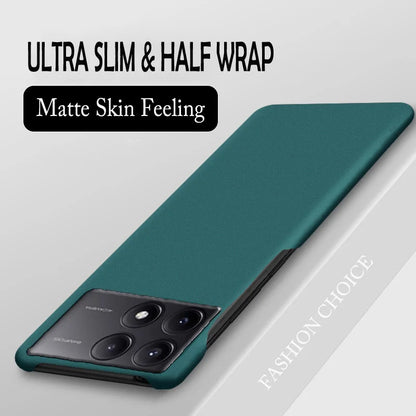 Luxury Frosted Matte Hard PC Case For Xiaomi Poco F7 Ultra F6 F5 F4 F3 X7 X6 Pro Thin Back Cover Color Shockproof Slim Shell
