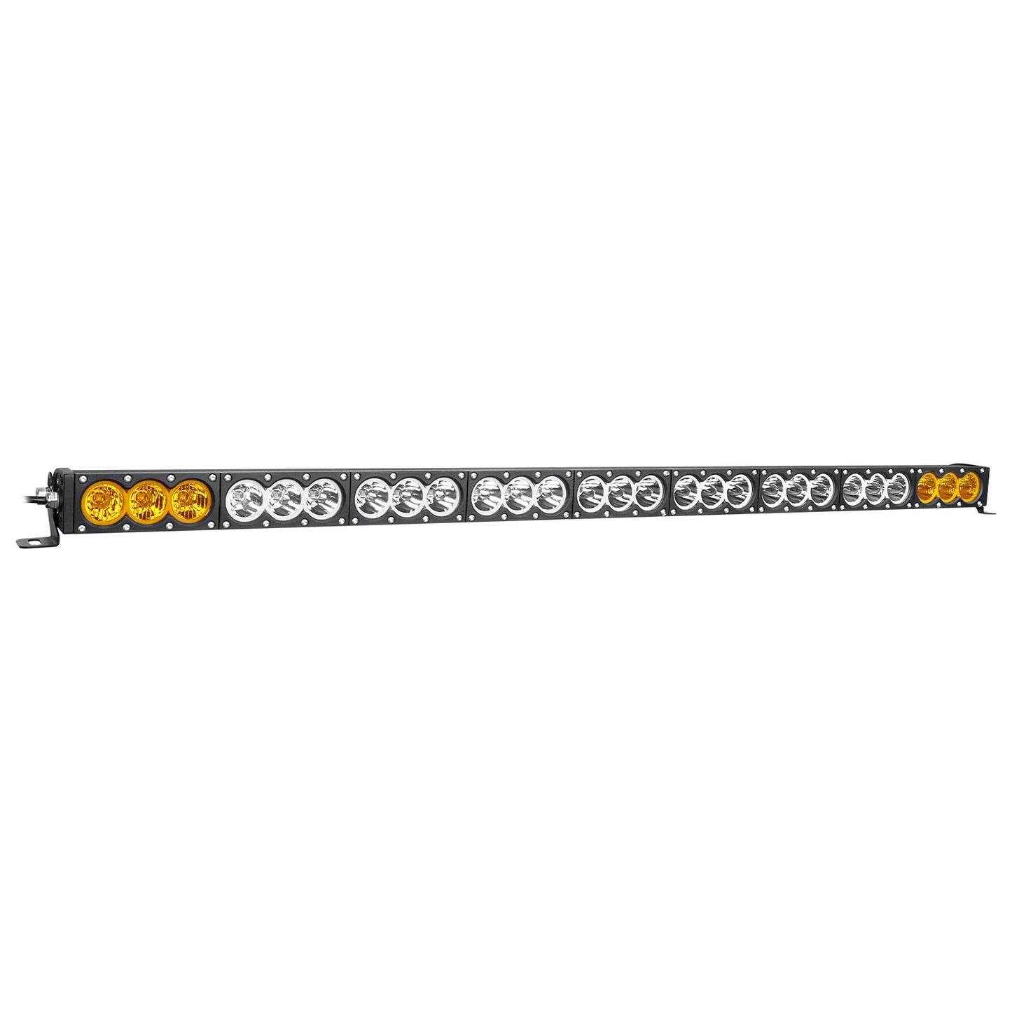 6-54 inch 30-300W LED Bar 4x4 with 12v Wire Harness Kit, LED Light Bar for Offroad Vehicles Trucks ATV, Amber White Fog Light