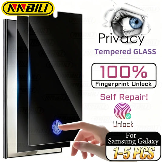 NNBILI 1-5Pcs Self Repair Film For Samsung Galaxy S26 S25 S24 S23 S22 S21 S20 Ultra  Privacy Screen Protector Unlock Not Glass
