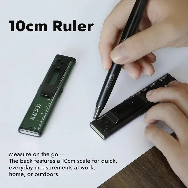 WARSUN T7 LED Torch Portable Mini Flashlight 800LM Rechargeable Pocket Light Magnetic Base Clip Work Light Hiking Fishing EDC - Urbizia