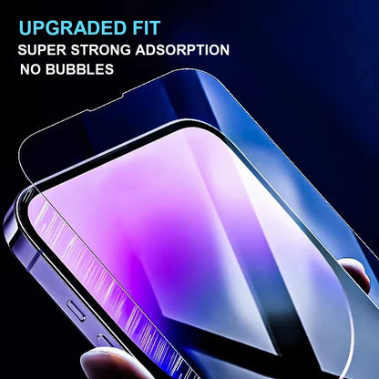 4PCS Tempered Glass for iPhone 18 17 16 16e 15 14 13 12 11 Pro Max Air Screen Protectors for iPhone X XR XS 7 8 12 13 Mini Glass