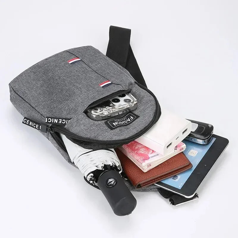 Men's Waterproof Large Capacity Fanny Pack, Adjustable Strap for Outdoor Activities, Travel Running, Hiking, Cycling Waist Bag