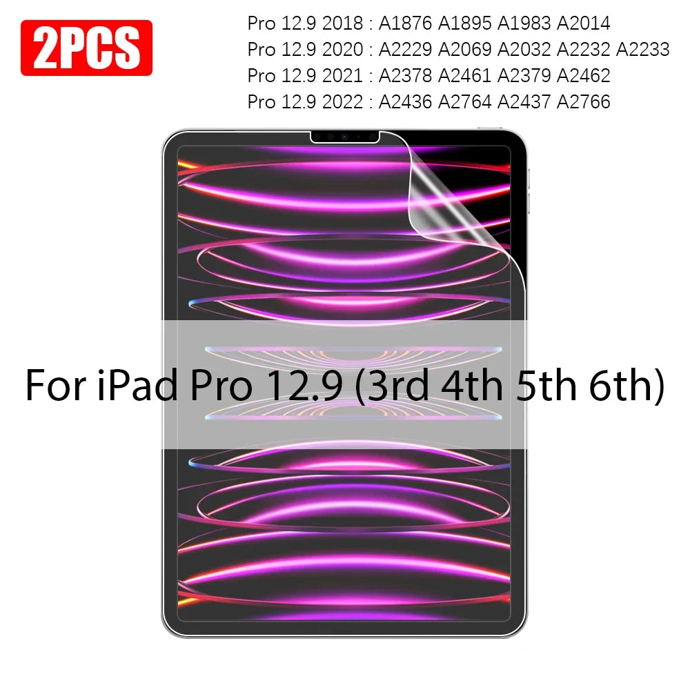 Like Paper Film Screen Protector Air 11 M3 M4 2026 11th A16 10th Generation For Ipad Pro 13 12.9 M5 Air 5 4 Mini 6 7 Matte Film