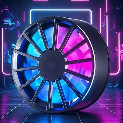Portable Magnetic Phone Cooler RGB Fan for Gaming