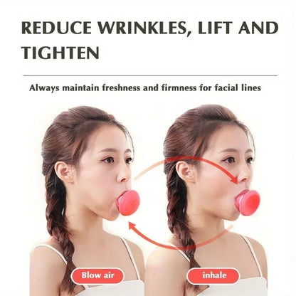 Face Mouth Exerciser Thin Face Trainer Tool Double Chin Breathing Device, Lift V Face Skin Tightening Face Breathing Exerciser - Urbizia