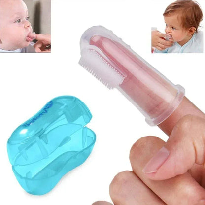 Super Soft Pet Finger Toothbrush Teddy Dog Brush Bad Breath Tartar Teeth Care Tool Dog Cat Cleaning Silicagel Pet Supplies - Urbizia