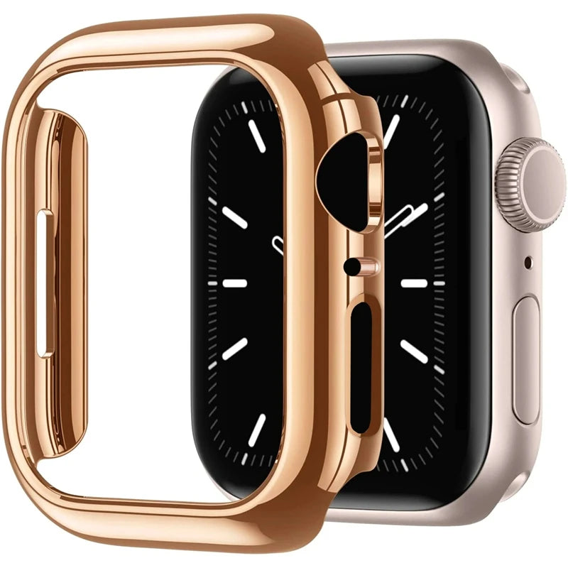 Case for Apple Watch 45mm 41mm 40mm 44mm 42mm 46mm Protective Cover Matte Hard PC Bumper Frame No Glass iWatch 10 SE 9 8 7 6 5 4
