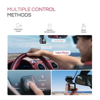 Vantrue E1 Pro 4K Mini DashCam Front STARVIS 2 Plate Pix™ HDR Night Vision Dash Camera for Car 5G WiFi&GPS Support 1TB Max