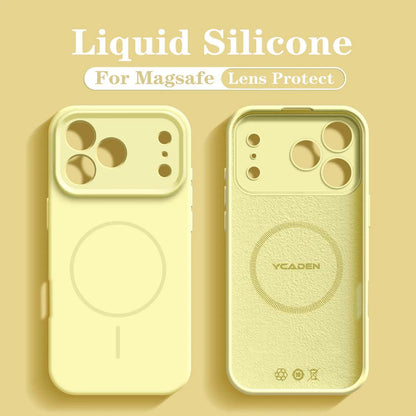 For 18 Magsafe Magnetic Wireless Charging Solid Color Soft Silicone Phone Case For iPhone 18 17 Pro Max 16 15 14 13 Bumper Cover