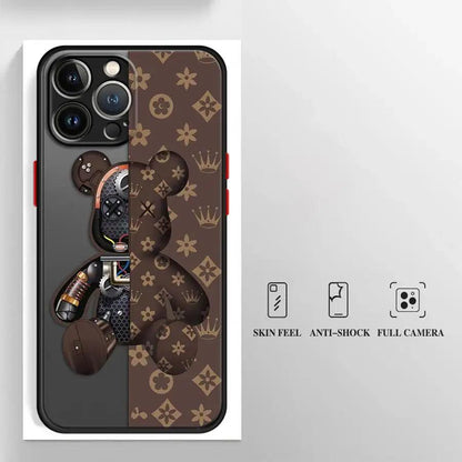Robot Bear Shockproof Bumper Case for iPhone