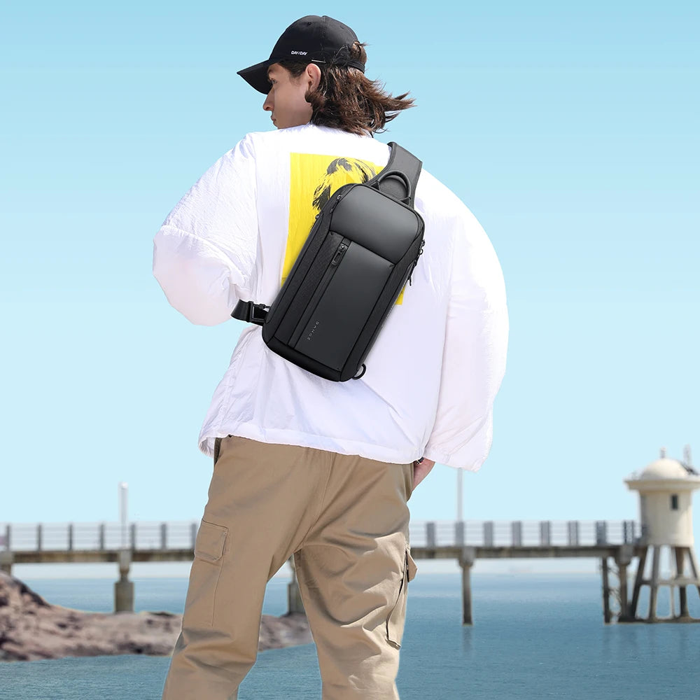 Bange New Oxford Fashion Waterproof Chest Bag Crossbody Bag Men's Models Men's Chest Bag Leisure Shoulder Satchel Large Capacity