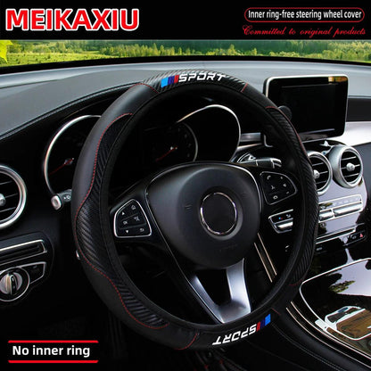 All-Season Carbon Fiber Sport Steering Wheel Cover