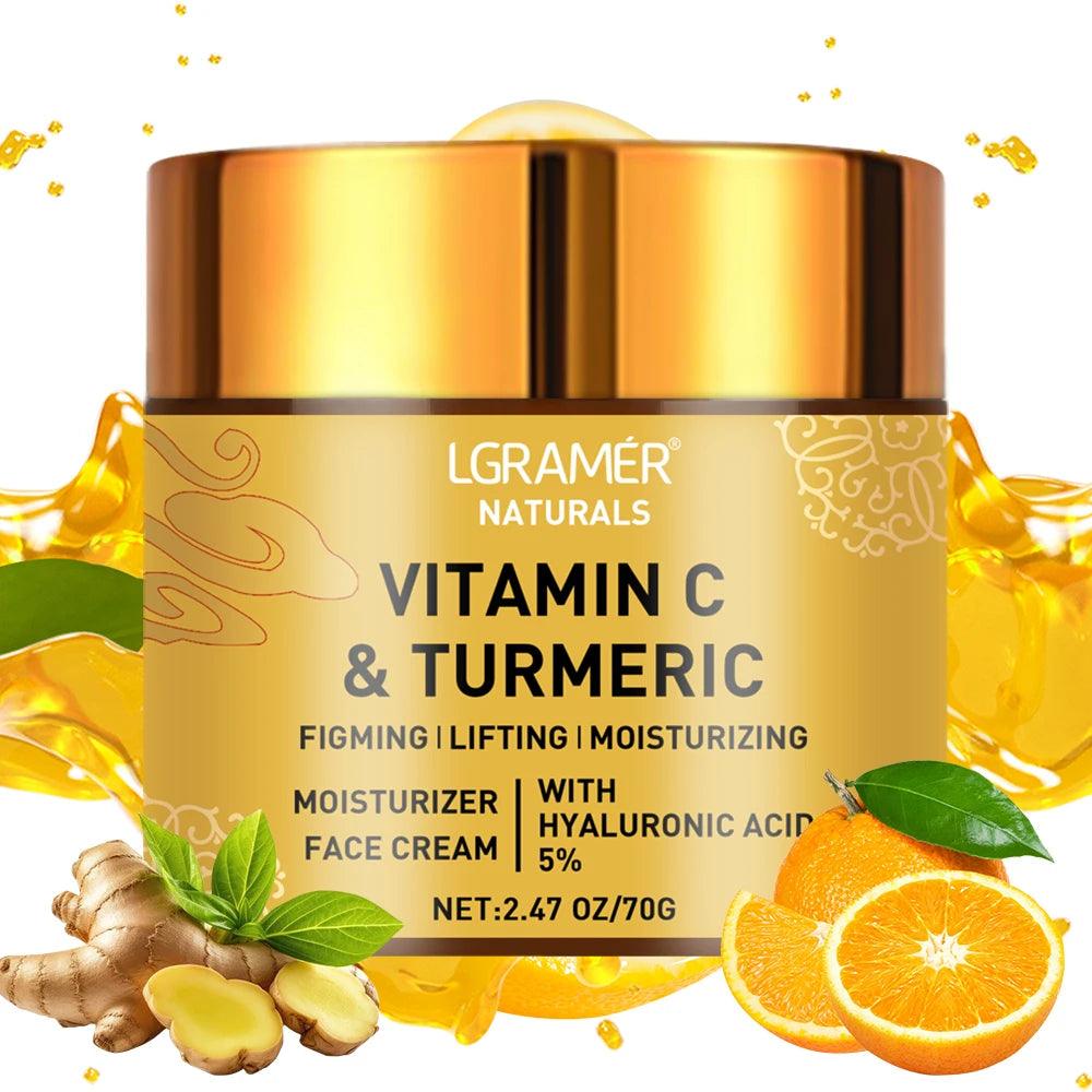 Turmeric Vitamin C Face Cream for Bright & Firm Skin