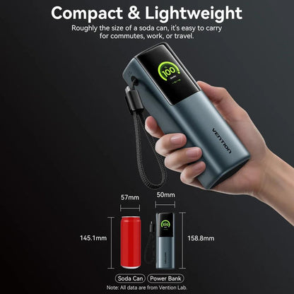 【CCC Certification】Vention 165W Power Bank 20000mAh PD Fast Charger for Laptop Portable 3C Powerbank for iPhone 17 Samsung S25