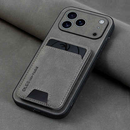 Luxury Synthetic Leather Card Bag Holder phone Case for iPhone 17 16 E 15 13 14 Pro Max Leather Card Slot Bag Protective Cover