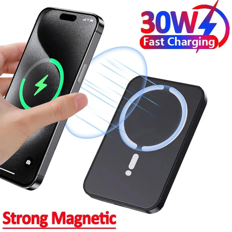 30W Car Air Vent Magnetic GPS Phone Holder Stand Wireless Charger For Magsafe iPhone 16 15 14 13 12 Pro Max Cell Fast Charging