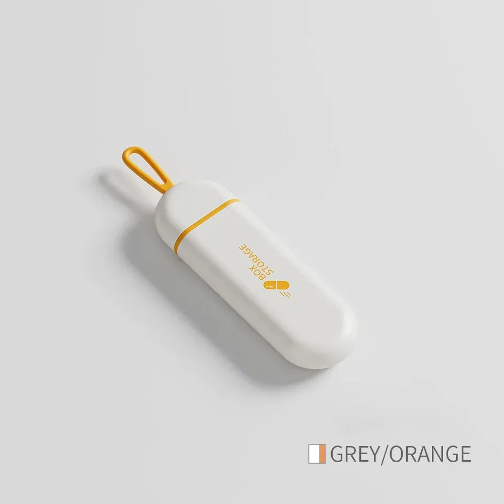 Portable 3-Compartment Medicine Pill Box – Travel-Friendly - Urbizia