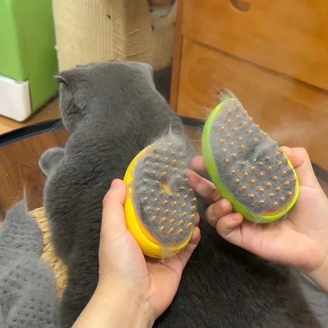 Cat Dog Steamy Brush Steam Brush Electric Sprayer for Massage Pet Grooming tool Shedding 3 in 1 Electric Sprays Massage Combs - Urbizia