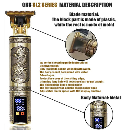 T9 Hair Clipper Professional Beard & Hair Trimmer - Urbizia