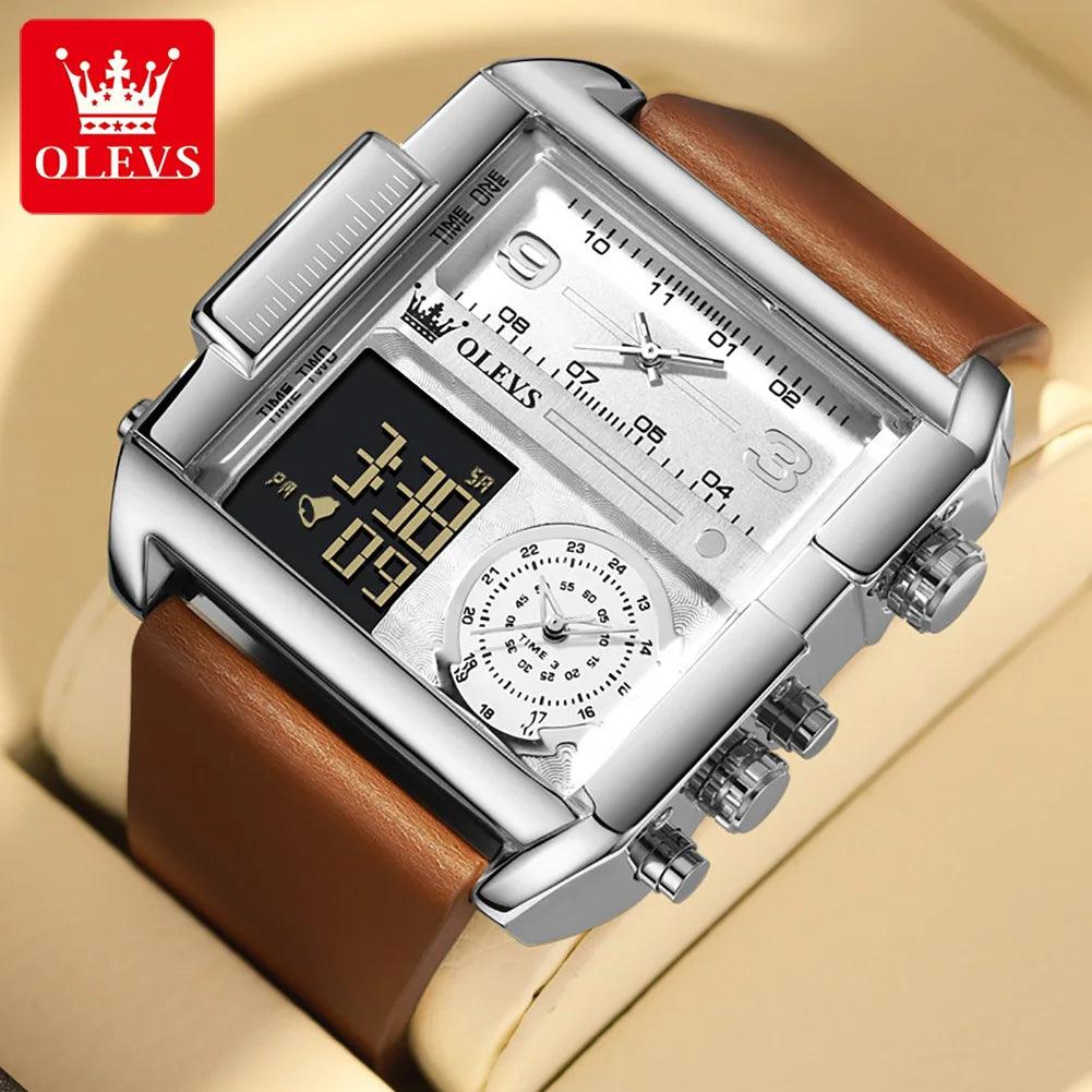 OLEVS Brand Watch Multi Functional Men's Electronic Watch Waterproof 1101
