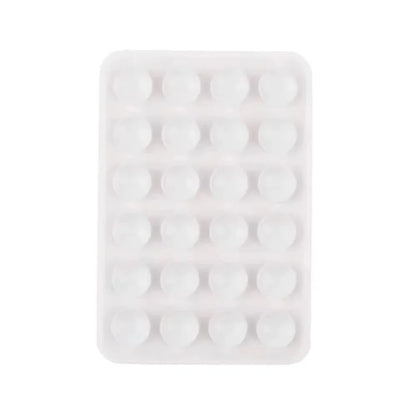 Silicone Suction Phone Holder Mat Multifunctional Suction Cup Wall Stand Square Anti-Slip Single-Sided Case Mount Back Sticker
