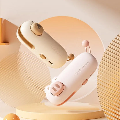 Mini Bag Sealer Rechargeable Heat Sealer and Cutter Mini Chip Bag Sealer Heat Seal with Soft Magnetic Kitchen Accessories