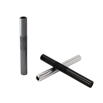 Metal Smoking Tube 5pcs Aluminum Alloy Straws with Cleaning Brush