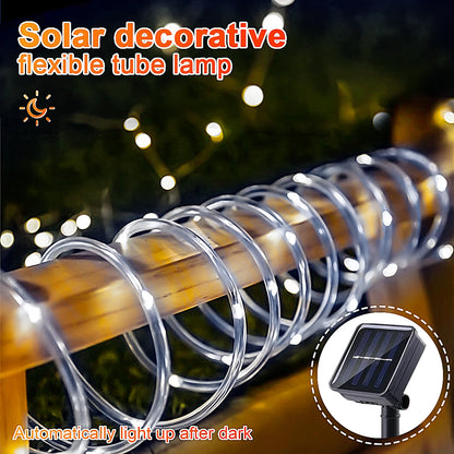 Solar 200 LED Rope Fairy Lights