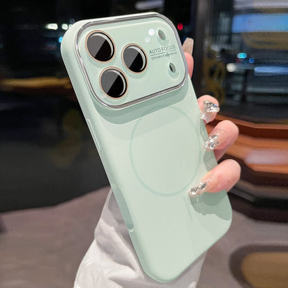 Original Advanced Liquid Silicone For Magsafe Case For iPhone 18 17 Pro Max 16 15 14 Magnetic Charging Glass Lens Protect Cover