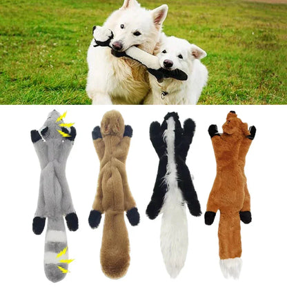 New 45cm Simulated Animal Holster No Stuffing with Squeakers Dog Chew Toy Durable Plush Crinkle Pet Squeak Toys Pet Supplies - Urbizia