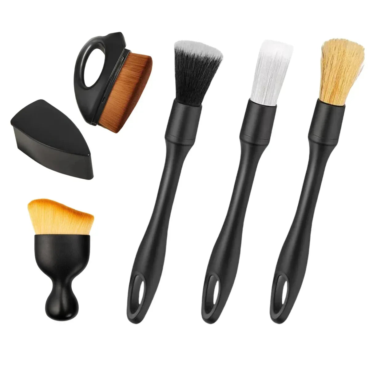 Car Detailing Brush Set – 4-5 Pieces - Urbizia