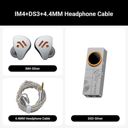 Fosi Audio DS3 DAC Amp Portable HIFI Headphone Amplifier XMOS XU316 DSD512 Dongle DAC 4.4mm Balanced/3.5mm Jack
