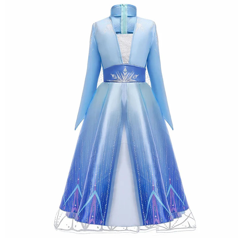 Snow Queen Elsa Dress for Girls – Kids Cosplay