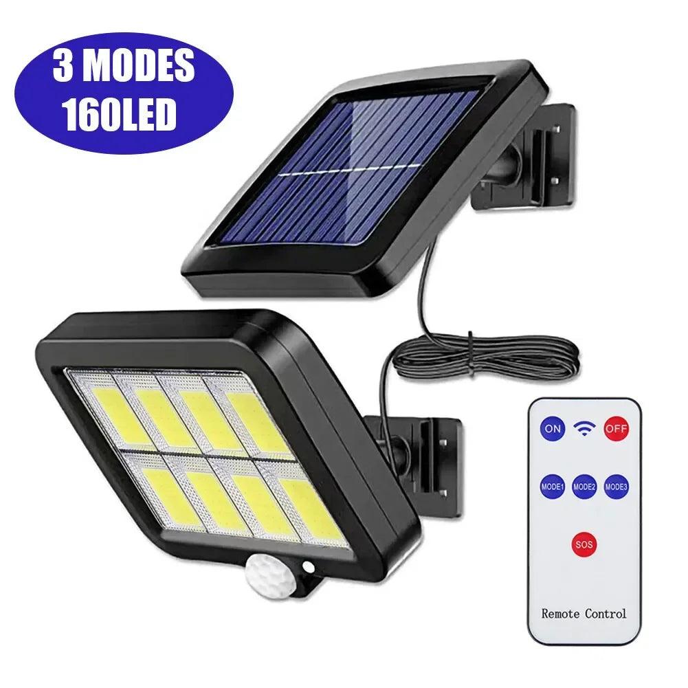 STAARICC Solar Lights Outdoor LED High Brightness Solar Motion Sensor Light 3 Heads 270° Wide Angle Illumination IP65 Waterproof
