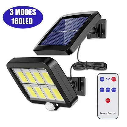 STAARICC Solar Lights Outdoor LED High Brightness Solar Motion Sensor Light 3 Heads 270° Wide Angle Illumination IP65 Waterproof