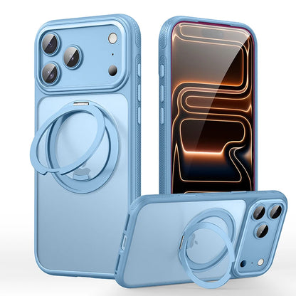 360° Mechanical Torque-Sound Rotating Stand Holder Magnetic Magsafe Phone Case For iPhone 16 15 14 13 17 18 Pro Max Plus Air 17E