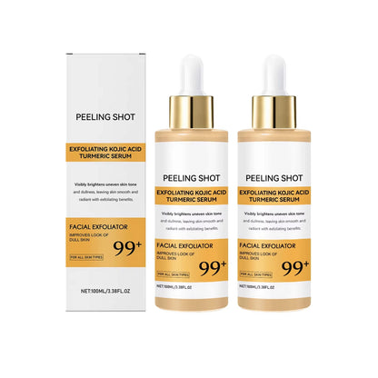 Kojic Acid Turmeric Spray and Serum Keratin Care Exfoliating Peeling Solution Nourishing Hydrating Skin Care Firmness
