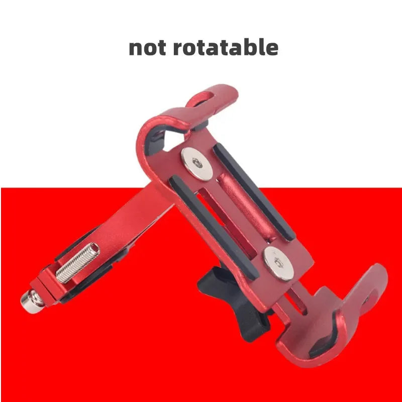 Motorcycle Bicycle Phone Holder Aluminum Alloy 360 Rotate Anti-slip Bracket Support GPS Clip Bike Phone Stand for iPhone Xiaomi